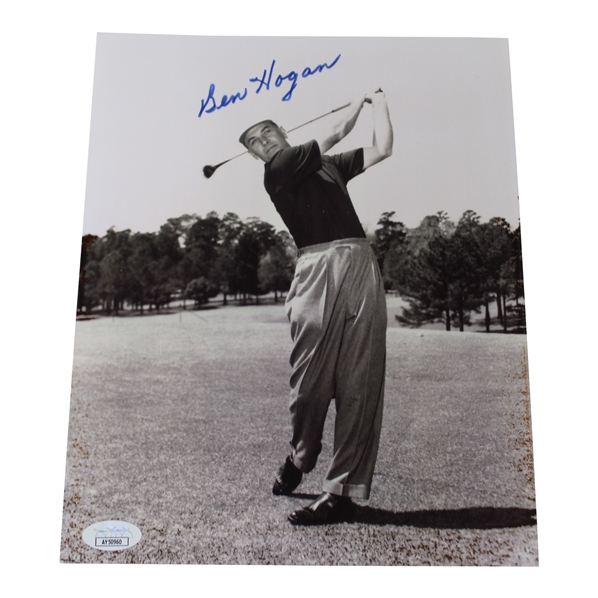 Ben Hogan Signed Post-Swing 8x10 Photo JSA #AY50960