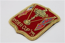 1975 Ryder Cup at Laurel Valley Golf Club Commemorative Bullion Blazer Patch