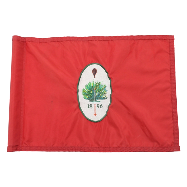 Merion Golf Club 1896 Course Used Red Embroidered Flag