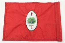 Merion Golf Club '1896' Course Used Red Embroidered Flag