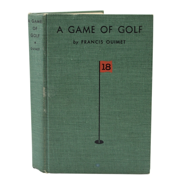 Francis Ouimet Signed 1963 A Game of Golf Anniversary Printing Book JSA ALOA