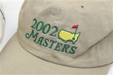 Three (3) Masters Hats Including 2000, 2002 & Green & White Logo