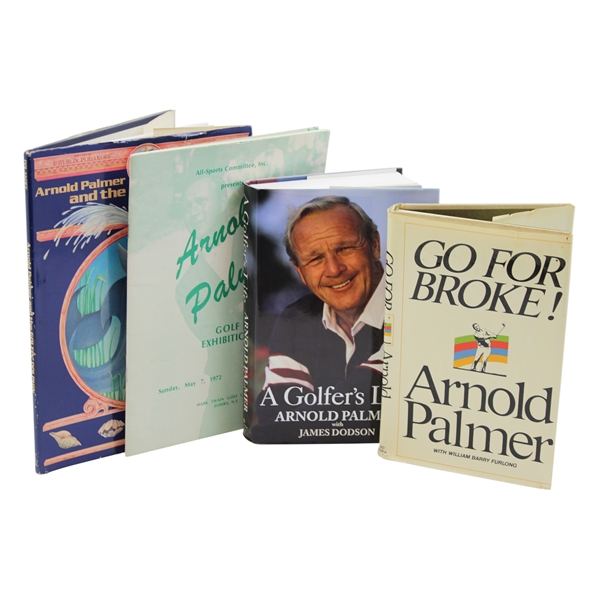 A Golfers Life, "Go For Broke", Arnold Palmer Golf Exhibition & Arnold Palmer & The Golden Dolphin Books