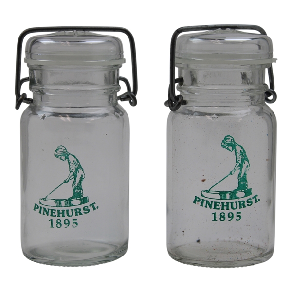 Two (2) Glass Pinehurst Glasses/Jars