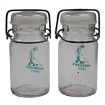 Two (2) Glass Pinehurst Glasses/Jars