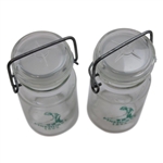 Two (2) Glass Pinehurst Glasses/Jars