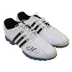 Tom Lehman Signed Worn Adidas Shoes w/Two(2) Signed Golf Balls (2012 Schwab Cup) JSA ALOA