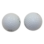 Tom Lehman Signed Worn Adidas Shoes w/Two(2) Signed Golf Balls (2012 Schwab Cup) JSA ALOA