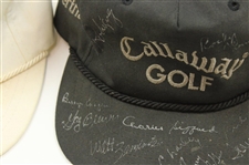 Nicklaus, Casper, Brewer, HOF Gifford & Others Signed Callaway & Taylormade Golf Hats JSA ALOA