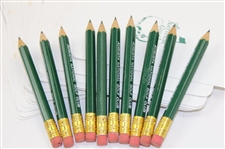 Lot of Augusta National Ball markers, Pencils, Local Rules, Scorecards & Employee Pass