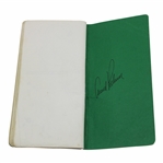 Arnold Palmer Signed Masters Tournament Yardage Book JSA ALOA