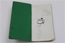 Arnold Palmer Signed Masters Tournament Yardage Book JSA ALOA