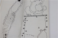 Arnold Palmer Signed Masters Tournament Yardage Book JSA ALOA