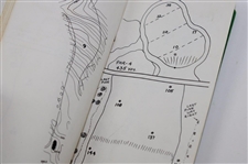 Arnold Palmer Signed Masters Tournament Yardage Book JSA ALOA