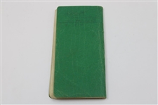 Arnold Palmer Signed Masters Tournament Yardage Book JSA ALOA