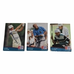 Player, Palmer & Coody Signed 1992 PGA Tour Pro Set Golf Cards JSA ALOA