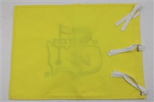 Jack Nicklaus & Arnold Palmer Signed 2005 Masters Tournament Embroidered Flag JSA #Y62190