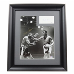 Floyd/Ali Signed Photo/Cut - Framed Dual JSA & PSA/DNA Authentication
