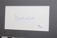 Floyd/Ali Signed Photo/Cut - Framed Dual JSA & PSA/DNA Authentication