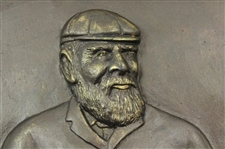 Old Tom Morris LTD ED Bronze Plaque Artist Proof #7/50 by Artist Bill Waugh