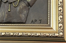 Old Tom Morris LTD ED Bronze Plaque Artist Proof #7/50 by Artist Bill Waugh