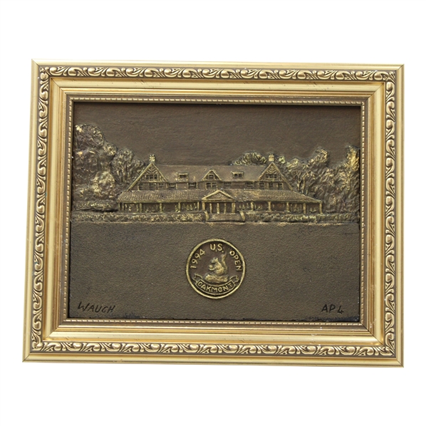 1994 U.S Open at Oakmont LTD ED Bronze Plaque Artist Proof #4/50 by Artist Bill Waugh