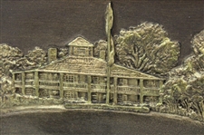 Augusta National Clubhouse LTD ED Bronze Plaque Artist Proof #2/50 by Artist Bill Waugh