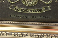 St Andrews 'Home of Golf' Millennium Ed 2/100 Artist Proof Resin Gold Leaf by Bill Waugh