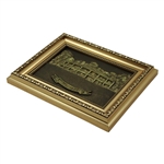 Augusta National Clubhouse Bronze Plaque by Artist Bill Waugh