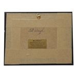 Augusta National Clubhouse Bronze Plaque by Artist Bill Waugh