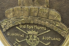 Old Tom Morris St. Andrews Bronze Plaque by Artist Bill Waugh