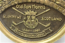 Old Tom Morris St. Andrews Bronze Plaque by Artist Bill Waugh