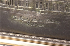 St. Andrews Royal & Ancient Clubhouse Bronze Plaque by Artist Bill Waugh