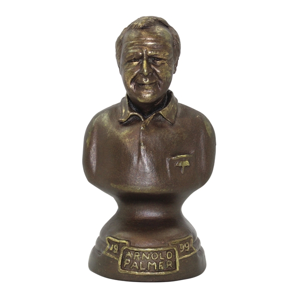 Arnold Palmer Ceramic Bust by Artist Bill Waugh