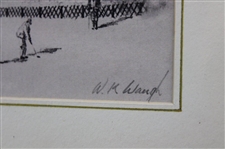 Three (3) R & A Clubhouse Paper Prints By Artist Bill Waugh - Framed