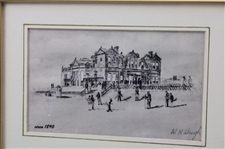Three (3) R & A Clubhouse Paper Prints By Artist Bill Waugh - Framed
