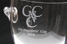 2014 The Founders Cup Sterling Cut Glass Trophy - Country Club of North Carolina