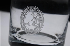 North & South Amateur Championship Sterling Cut Glass Decanter w/Stopper