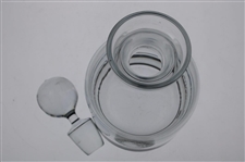 North & South Amateur Championship Sterling Cut Glass Decanter w/Stopper