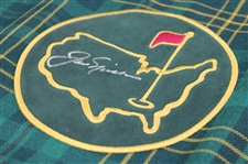 Jack Nicklaus Signed Augusta National GC Ltd Ed Masters Logo Tartan Flag JSA FULL #ZZ20311