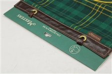 Jack Nicklaus Signed Augusta National GC Ltd Ed Masters Logo Tartan Flag JSA FULL #ZZ20311