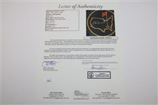 Jack Nicklaus Signed Augusta National GC Ltd Ed Masters Logo Tartan Flag JSA FULL #ZZ20311