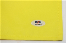 Jon Rahm Signed 2023 Masters Tournament Embroidered Flag PSA #AP22422
