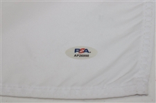 Ludwig Aberg Signed 2023 Ryder Cup at Marco Simone Flag PSA #AP26998