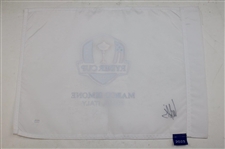 Ludwig Aberg Signed 2023 Ryder Cup at Marco Simone Flag PSA #AP26998