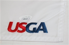 Bryson Dechambeau Signed 2024 US Open at Pinehurst Flag JSA #AZ84120