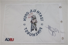 Bryson Dechambeau Signed 2024 US Open at Pinehurst Flag JSA #AZ84120