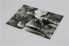 1941 The Duke & Sarazen Watch Bobby Jones Hit at Red Cross Event Wire Photo