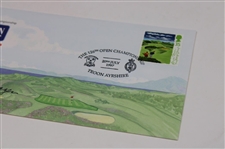 Gene Sarazen Signed 1997 Open Championship At Royal Troon Cachet JSA ALOA