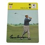 Gene Sarazen Signed 1979 Sportscaster Card JSA ALOA